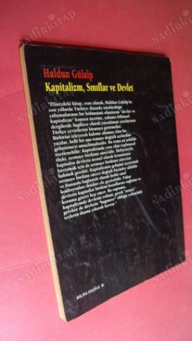 KAPİTALİZM SINIFLAR VE DEVLET