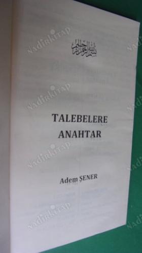 TALEBELERE ANAHTAR ( cep boy )