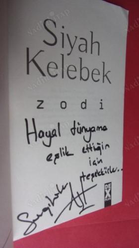SİYAH KELEBEK ** İMZALI **