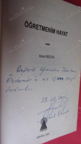 ÖĞRETMENİM HAYAT // İLK BASIM -İMZALI //