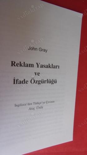 REKLAM YASAKLARI VE İFADE ÖZGÜRLÜĞÜ
