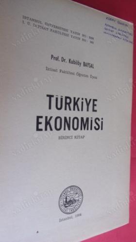 TÜRKİYE EKONOMİSİ BİRİNCİ KİTAP