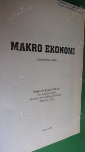 MAKRO EKONOMİ