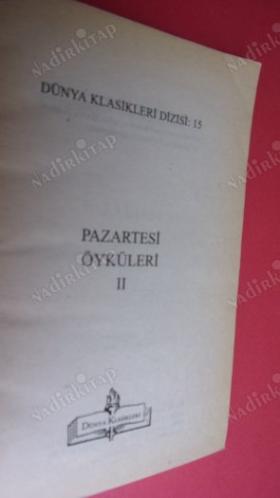 PAZARTESİ ÖYKÜLERİ - II
