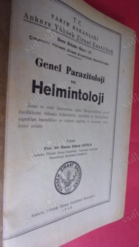 GENEL PARAZİTOLOJİ VE HELMİNTOLOJİ