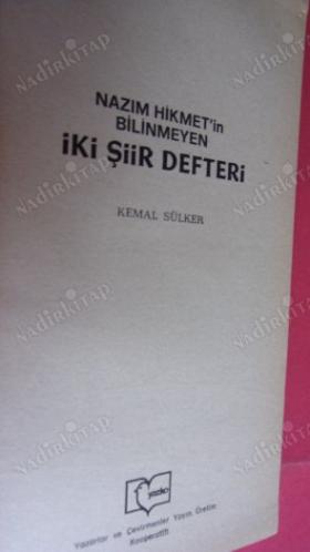 NAZIM HİKMET'İN BİLİNMEYEN İKİ ŞİİR DEFTERİ