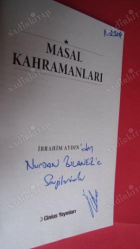 MASAL KAHRAMANLARI ** BİRİNCİ BASIM **İMZALI --