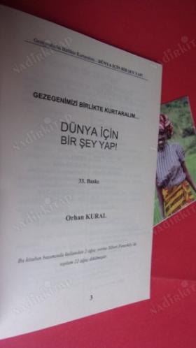DÜNYAYI HEP BİRLİKTE NASIL KURTARABİLİRİZ: DÜNYA İÇİN BİR ŞEY YAP ( Kartpostalı )