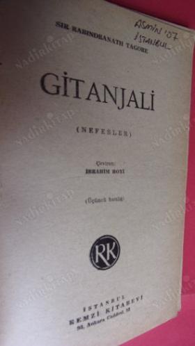 GİTANJALİ ( Kapak Resmi: Münif Fehim )