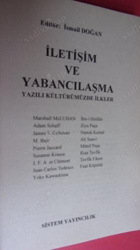 İLETİŞİM VE YABANCILAŞMA / Yazılı Kültürümüzde İlkler