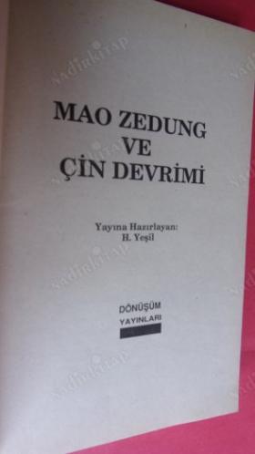 MAO ZEDUNG VE ÇİN DEVRİMİ // İLK BASIM //