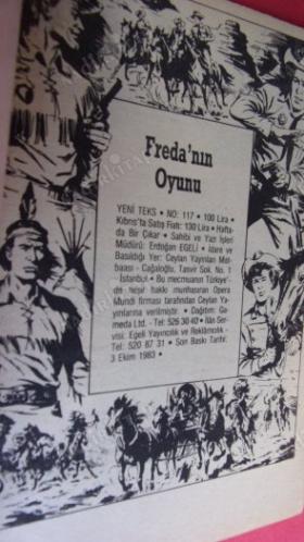 YENİ TEKS*NO:117. FREDA'NIN OYUNU