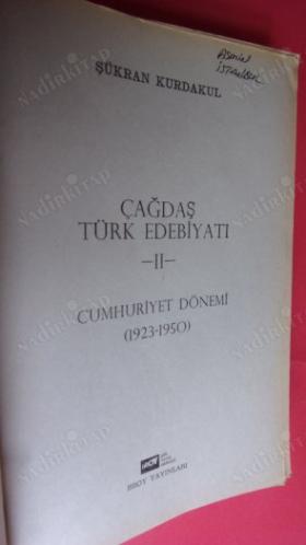 ÇAĞDAŞ TÜRK EDEBİYATI / CUMHURİYET DÖNEMİ ( CİLT-II-1923-1950 )