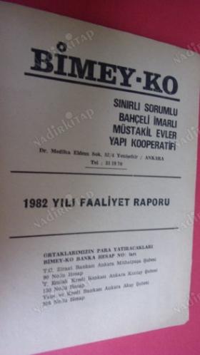 BİMEYKO BİMEY-KO SINIRLI SORUMLU BAHÇELİ İMARLI MÜSTAKİL EVLER YAPI KOOPERATİFİ