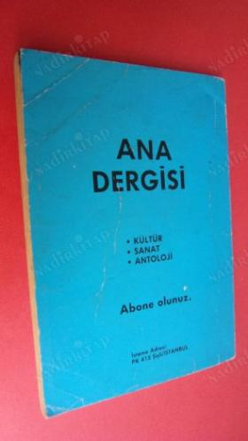 ANA ANTOLOJİ 1991 - 2 ŞİİRLER // AYSEL DOĞAN'DAN .MUSTAFA TOPALOĞLU'NA -- İMZALI //