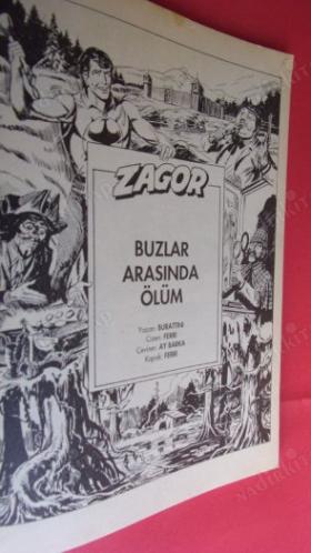 AYLIK ÇİZGİ-ROMAN ZAGOR-BUZLAR ARASINDA ÖLÜM SAYI:13