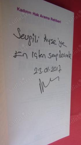 KADININ HAK ARAMA REHBERİ // İLK BASIM -- İMZALI //