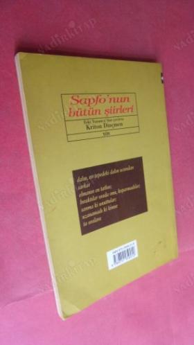 SAPFO'NUN BÜTÜN ŞİİRLERİ