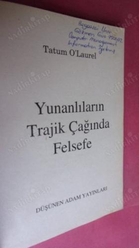 NİETSCHE YUNANLARIN TRAJİK ÇAĞINDA FELSEFE
