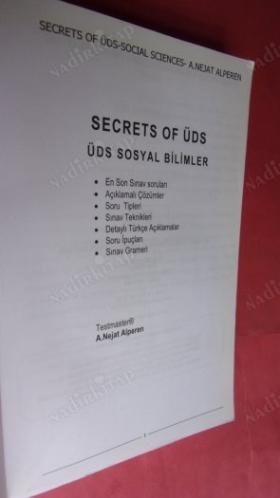 SECRETS OF ÜDS SOSYAL BİLİMLER A.NEJAT ALPEREN