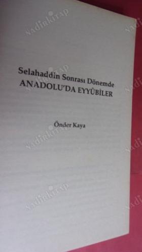 Anadolu'da Eyyubiler selahaddin sonrası dönemde