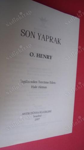 SON YAPRAK