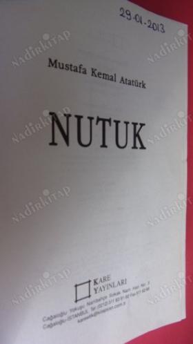 NUTUK MUSTAFA KEMAL ATATÜRK KARE YAYINLARI