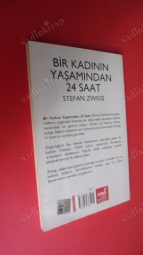 BİR KADININ YAŞAMINDAN 24 SAAT STEFAN ZWEIG
