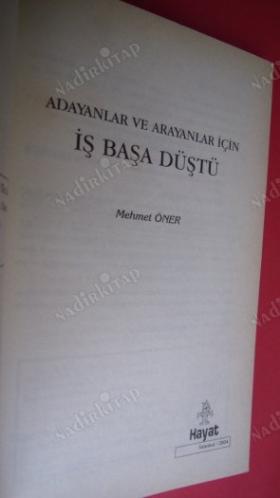 ADAYANLAR VE ARAYANLAR İÇİN İŞ BAŞA DÜŞTÜ