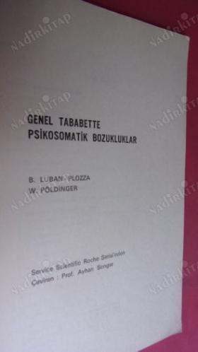 GENEL TABABETTE PSİKOSOMATİK BOZUKLUKLAR I. KISIM