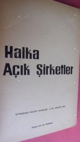 HALKA AÇIK ŞİRKETLER