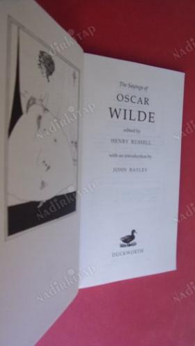 The Sayings Of Oscar Wilde