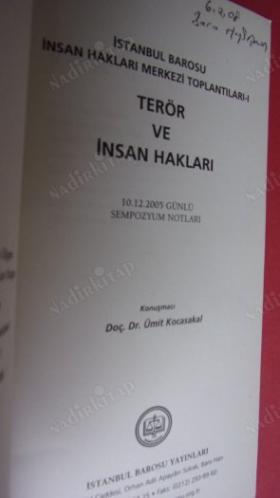 TERÖR VE İNSAN HAKLARI SEMPOZYUM NOTLARI