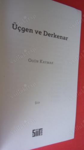 ÜÇGEN ve DERKENAR *** Birinci BASIM ***
