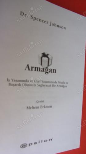 ARMAĞAN - Ciltli Sert Kapak - Şömizli (Birinci Baskı)