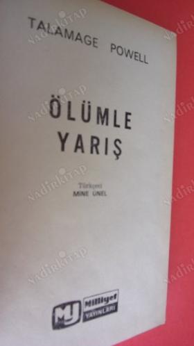 ÖLÜMLE YARIŞ *** Birinci BASIM ***