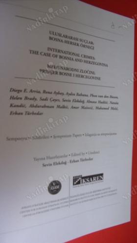 ULUSLARARASI SUÇLAR BOSNA HERSEK ÖRNEĞİ ( Sempozyum Bildirileri )