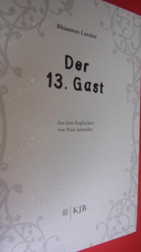 DER 13. GAST (13. Konuk: Roman )