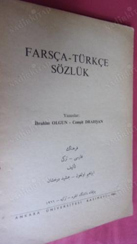 FARSÇA-TÜRKÇE SÖZLÜK 1. FASİKÜL