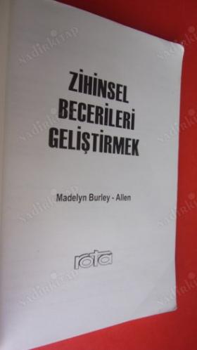 ZİHİNSEL BECERİLERİ GELİŞTİRMEK