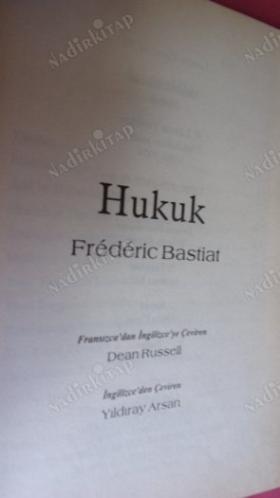 HUKUK frederic bastiat