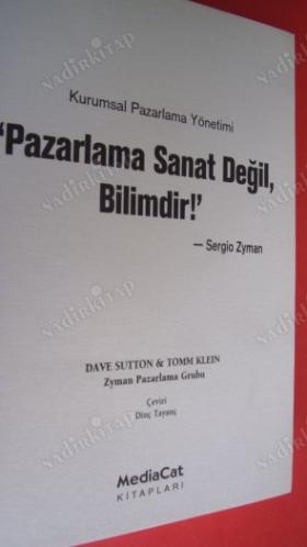 KURUMSAL PAZARLAMA YÖNETİMİ - PAZARLAMA SANAT DEĞİL BİLİMDİR