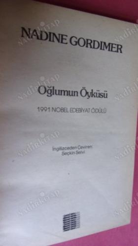 OĞLUMUN ÖYKÜSÜ // 1991 NOBEL EDEBİYAT ÖDÜLÜ..