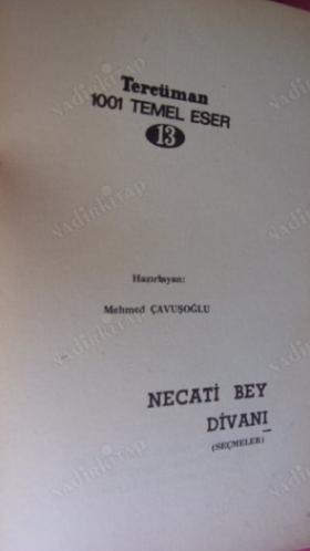 NECATİ BEY DİVANI