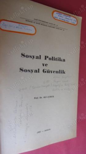 SOSYAL POLİTİKA VE SOSYAL GÜVENLİK