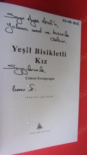 YEŞİL BİSİKLETLİ KIZ *** Birinci BASIM - İMZALI ***