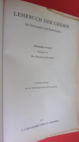 LEHRBUCH DER CHEMIE