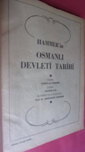 HAMMER'İN OSMANLI DEVLETİ TARİHİ, - CİLT -1-2- TAKIM ..