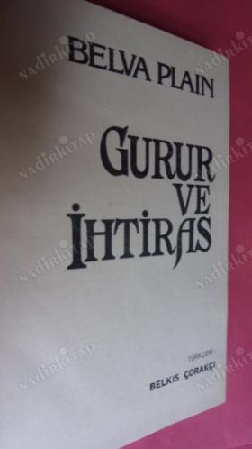 GURUR VE İHTİRAS *** Birinci BASIM ***