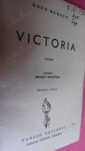 VICTORIA--(BEHÇET NECATİGİLİN ÇEVİRİSİ İLE )